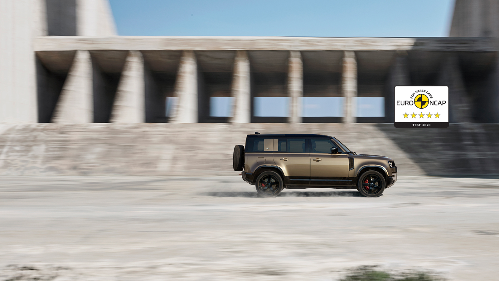 O DEFENDER 110 CONSEGUIU 5 ESTRELAS EURO NCAP
